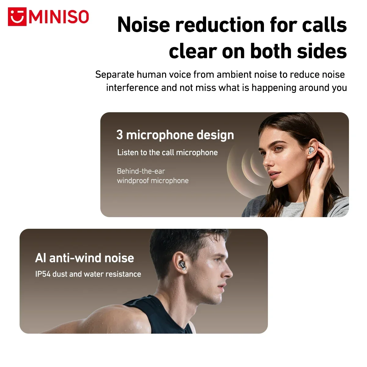 MINISO MS105 Bluetooth Earphon - Home Office Headset recension och pris