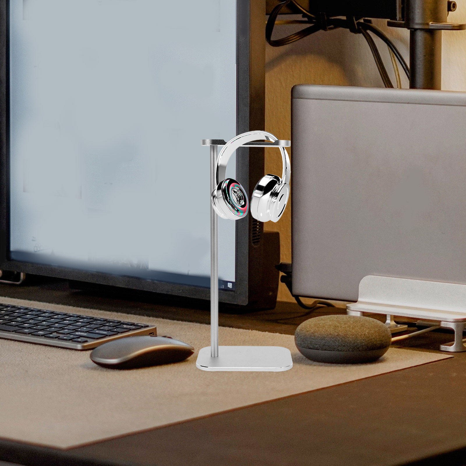 Versatile Headphone Stand Head - Home Office Headset recension och pris