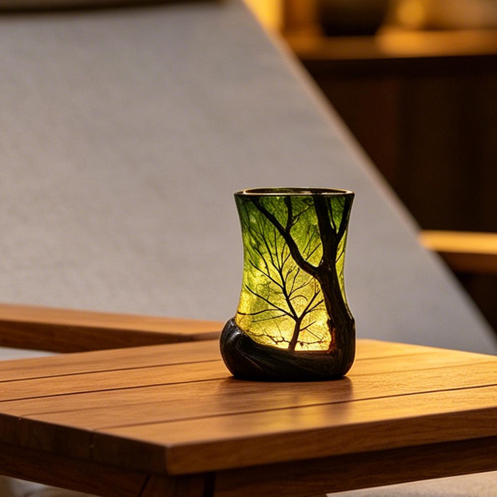 Bedside Table Lamp Forest Nigh - Home Office Setup recension och pris