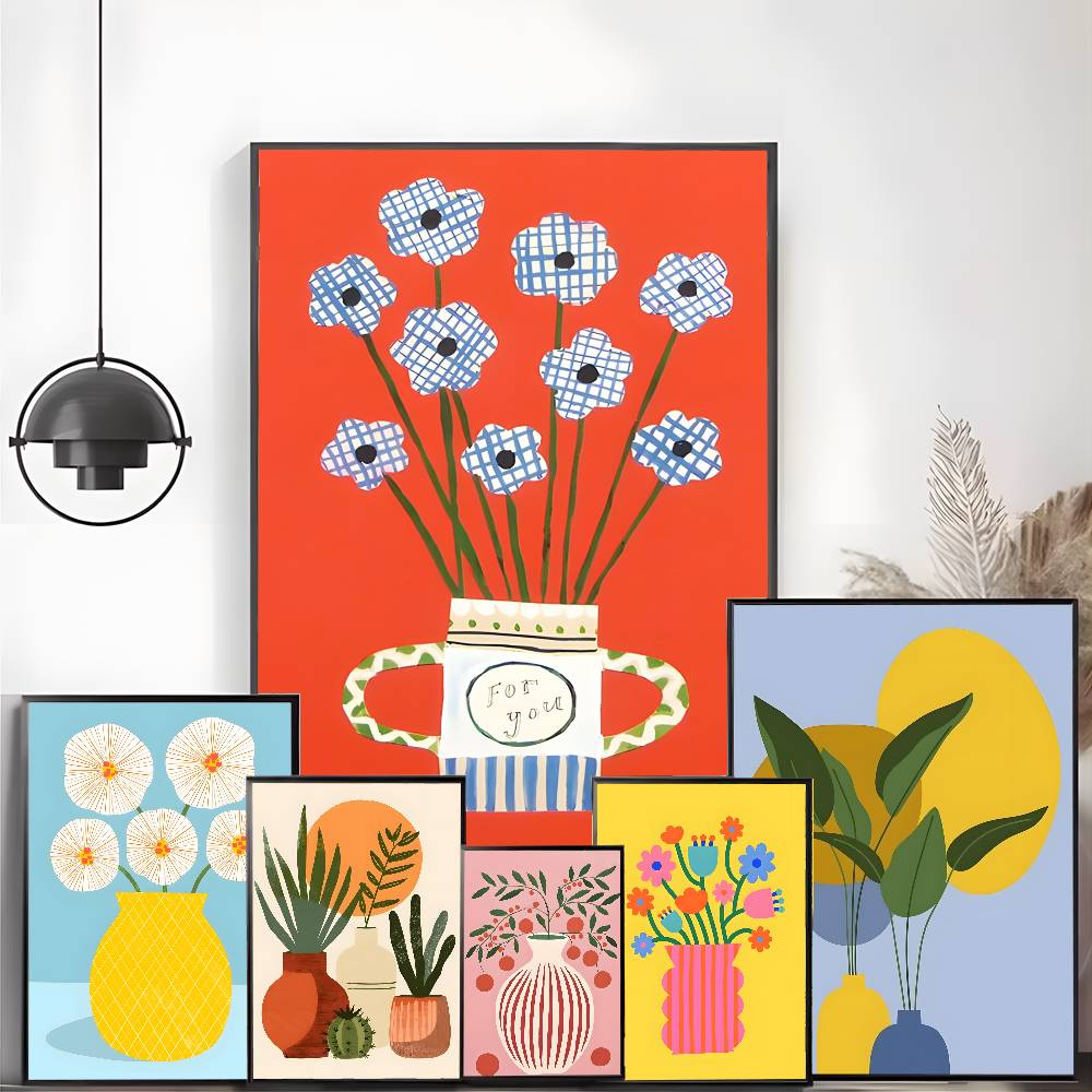Modern Flower Market Vase Flor - Home Office Marketing recension och pris