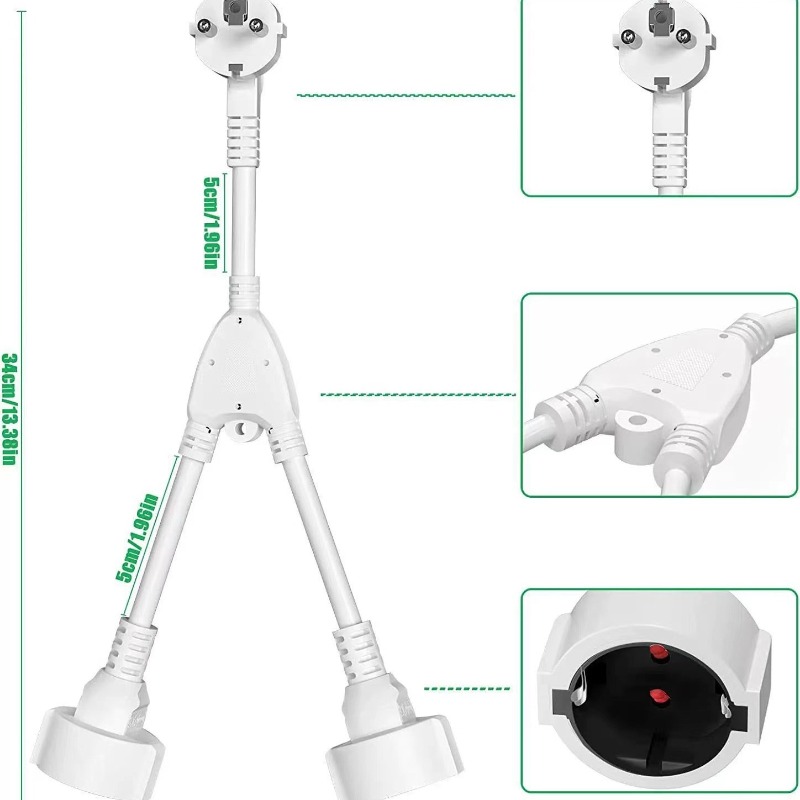 34cm Plastic Cable Short Cable - Home Office Contact recension och pris